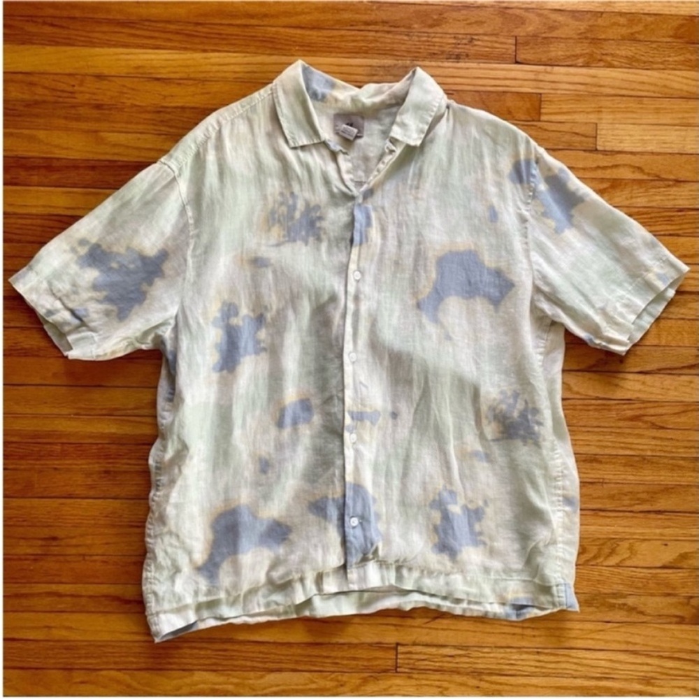 H&M Relaxed Fit Linen Resort Shirt - Picture 3 of 10
